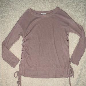 Pink, braided, light weight, boutique top